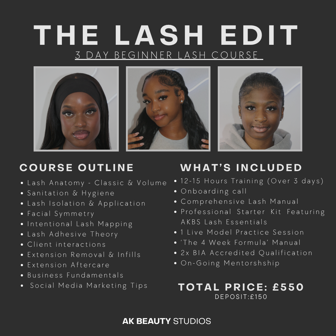 3/5 DAY BEGINNER LASH COURSE
