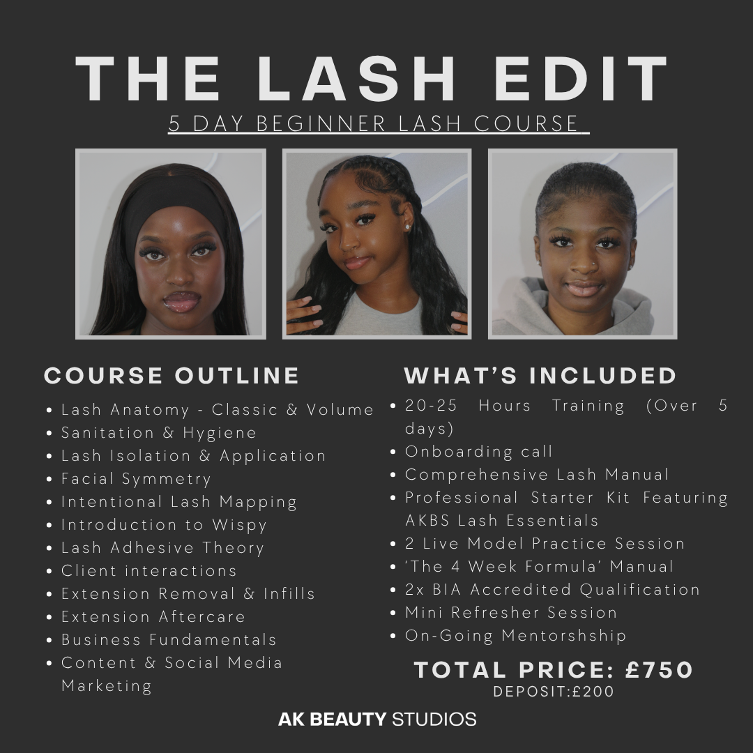 3/5 DAY BEGINNER LASH COURSE
